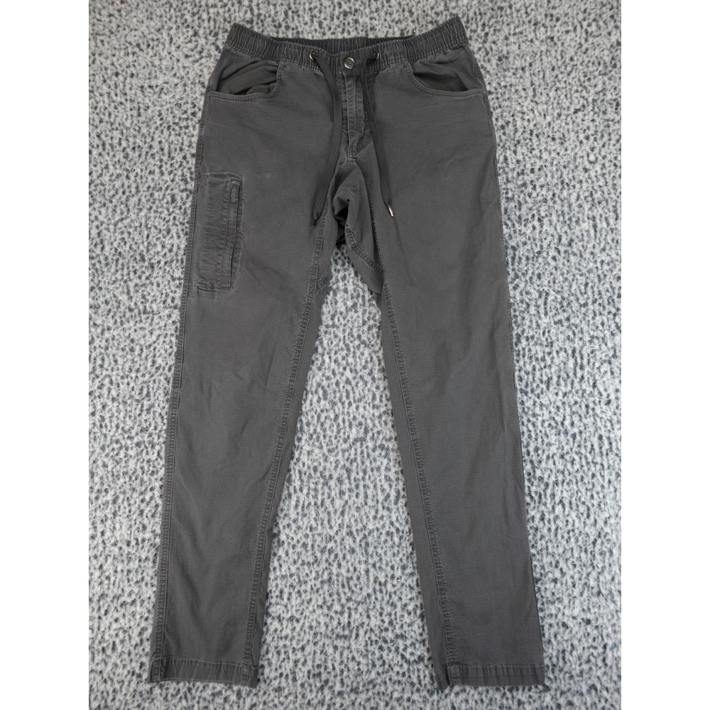 BYLT Cargo Jogger Pants Mens Medium Gray Excellent Condition Ripstop Cotton